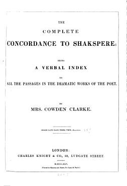 Download The Complete Concordance to Shakspeare PDF