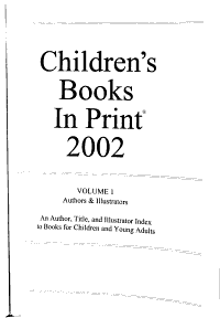 Download Children s Books in Print PDF