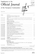 Download Supplement to the Official Journal of the European Communities PDF