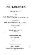 Download Philologus PDF
