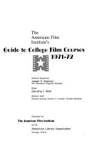 Download Guide to College Film Courses PDF