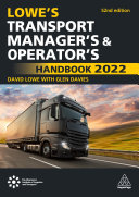 Download Lowe s Transport Manager s and Operator s Handbook 2022 PDF